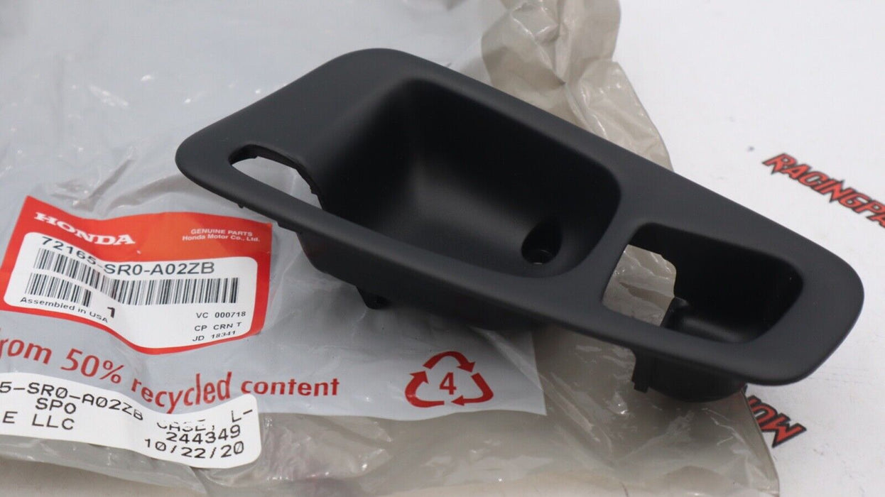 Honda S2000 DRIVER SIDE INNER DOOR HANDLE COVER *NH167L* (GRAPHITE BLACK)