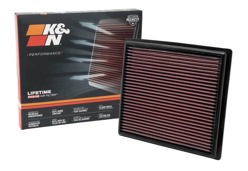 K&N 10 Lexus RX350 3.5L-V6 Drop In Air Filter