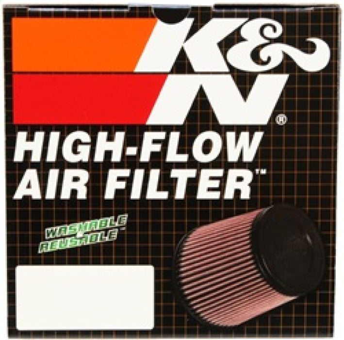 K&N Round Tapered Universal Air Filter 4in Flange ID x 5.375 Base OD x 4in Top OD x 6.5in H