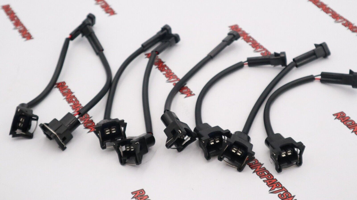 8x LQ4 LQ9 4.8 5.3 6.0 Delphi Wire Harness to LS1 LS6 LT1 EV1 Injector Adapters