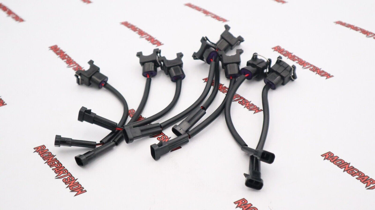 8x LQ4 LQ9 4.8 5.3 6.0 Delphi Wire Harness to LS1 LS6 LT1 EV1 Injector Adapters