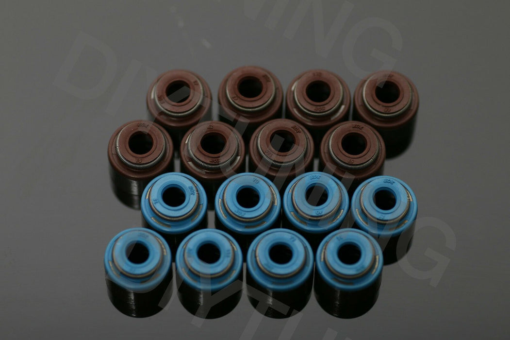 SUPERTECH VALVE STEM SEALS 16 PCS VITON B18B B18 B20 H23 B20B NON VTEC ACURA