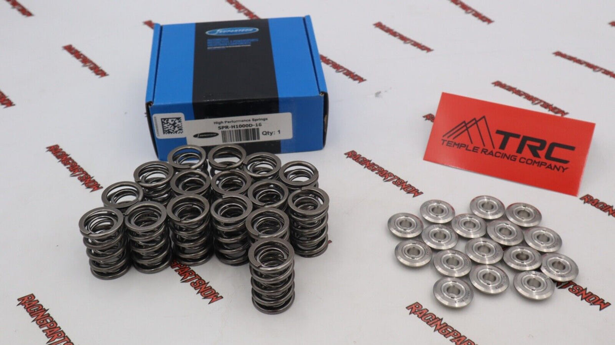 Supertech Dual Valve Springs 80LB TRC Titanium Retainers Honda H22 H22A Prelude