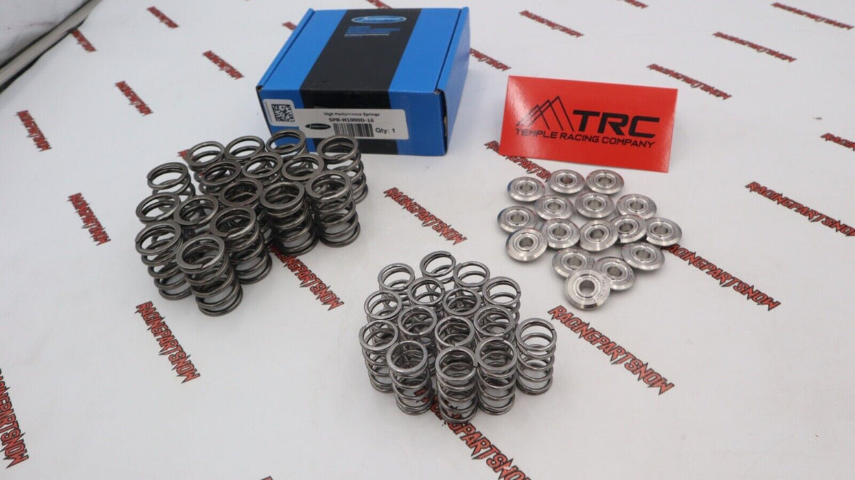 Supertech Dual Valve Springs 80LB TRC Titanium Retainers Honda H22 H22A Prelude