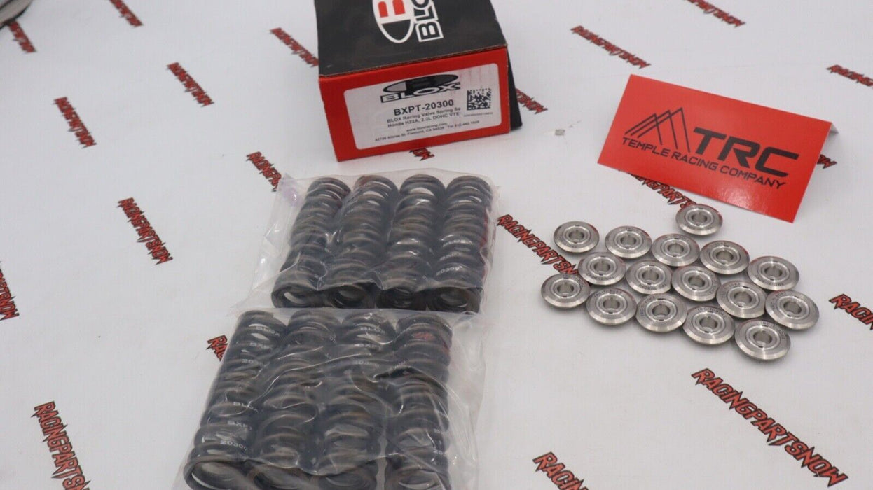 Blox Racing Dual Valve Springs TRC Titanium Retainers Honda H22 H22A Prelude