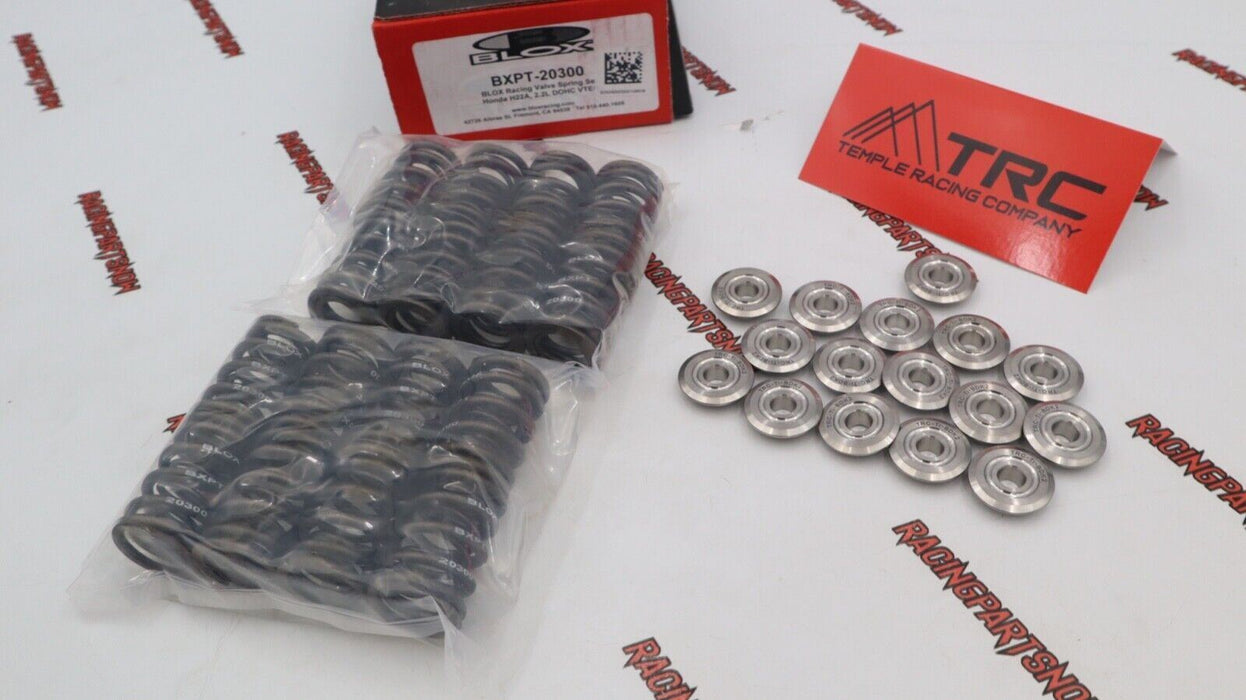 Blox Racing Dual Valve Springs TRC Titanium Retainers Honda H22 H22A Prelude