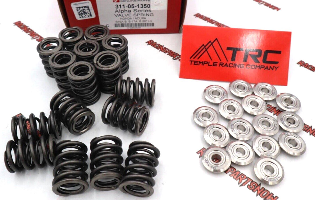 SKUNK2 ALPHA VTEC DUAL VALVE SPRINGS & TRC TITANIUM RETAINERS KIT B16 B18c