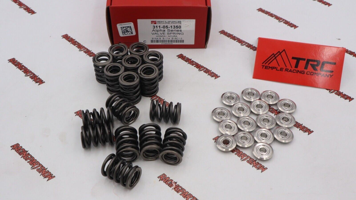 SKUNK2 ALPHA VTEC DUAL VALVE SPRINGS & TRC TITANIUM RETAINERS KIT B16 B18c