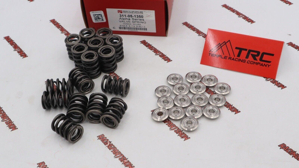 SKUNK2 ALPHA VTEC DUAL VALVE SPRINGS & TRC TITANIUM RETAINERS KIT B16 B18c