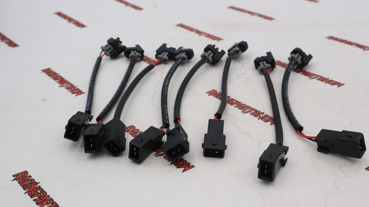 8x Injector Adapters LQ4 LQ9 4.8 5.3 6.0 Delphi into LS1 LT1 EV1 Wiring Harness