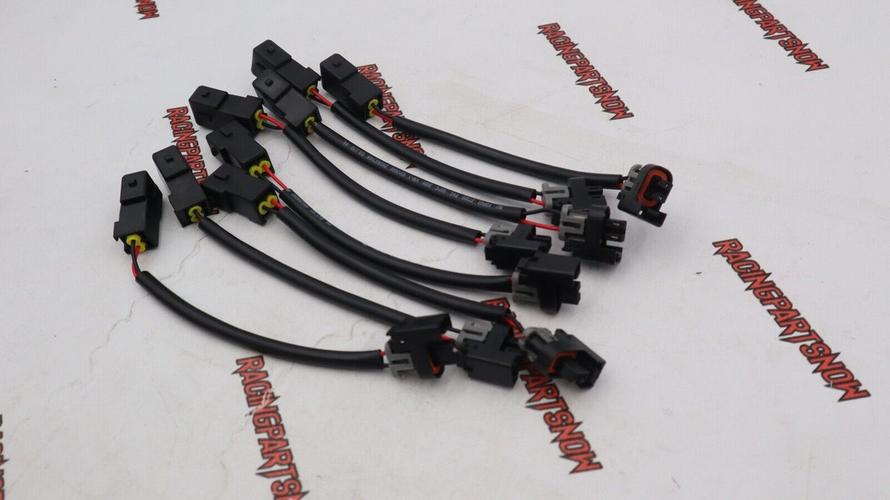 8x Injector Adapters LQ4 LQ9 4.8 5.3 6.0 Delphi into LS1 LT1 EV1 Wiring Harness