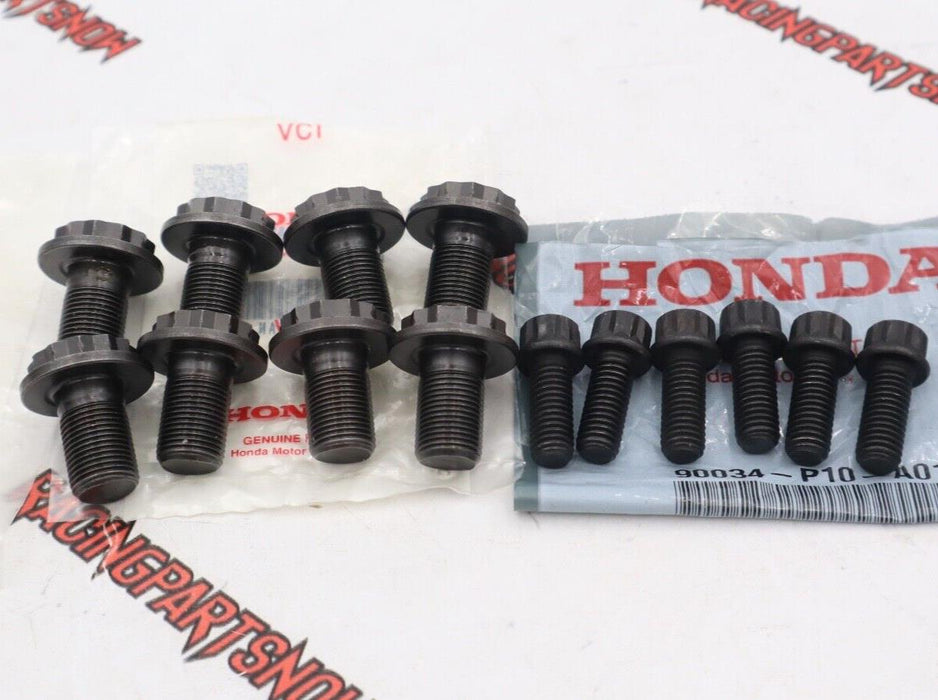 GENUINE OEM HONDA CIVIC SI ACURA RSX K20 K24 FLYWHEEL PRESSURE PLATE BOLT SET