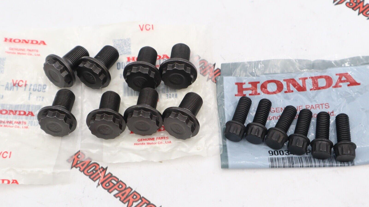 GENUINE OEM HONDA CIVIC SI ACURA RSX K20 K24 FLYWHEEL PRESSURE PLATE BOLT SET