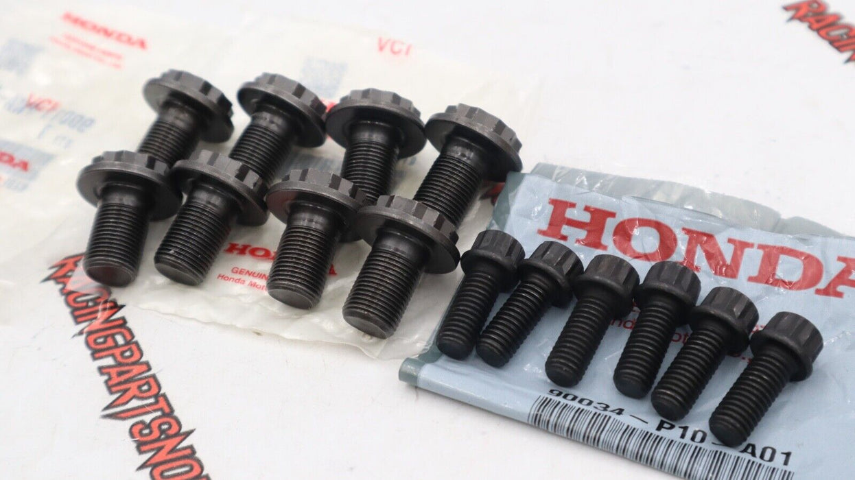 GENUINE OEM HONDA CIVIC SI ACURA RSX K20 K24 FLYWHEEL PRESSURE PLATE BOLT SET