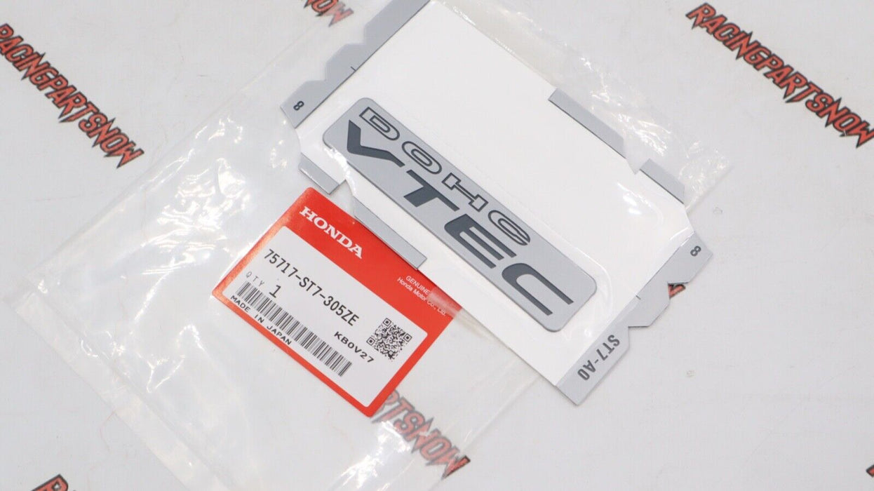 New OEM 90-01 Acura Integra GSR Type R B18C1 B18C5 DC2 "DOHC VTEC" Emblem Badge