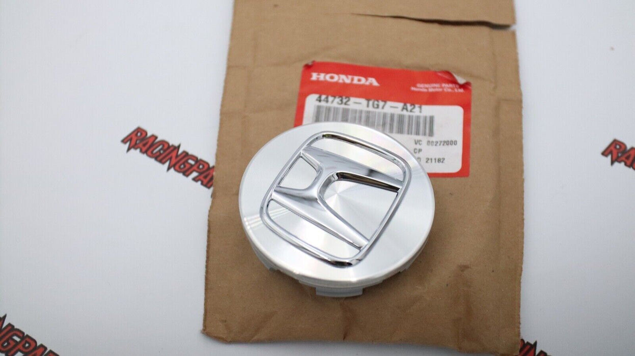 Genuine (1) One Honda Aluminum Wheel Plastic Center Cap 44732-TG7-A21