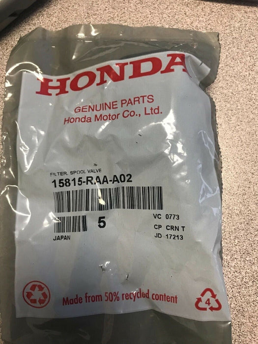 OEM Honda VTEC Solenoid Gasket / Spool Valve Filter Screen 15815-RAA-A02