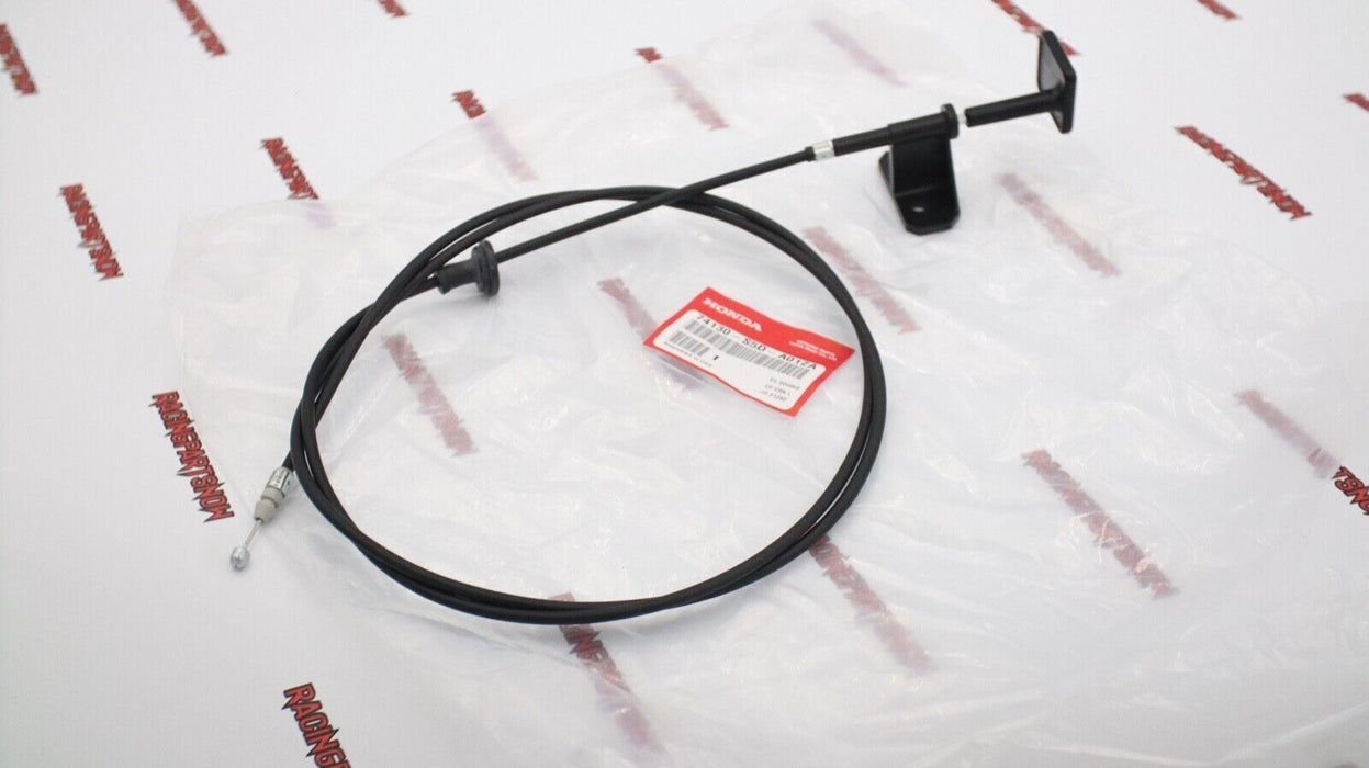 Genuine OEM Honda Civic 2 / 4 door Hood Release Cable w/ Handle 01-05 74130-S5D-