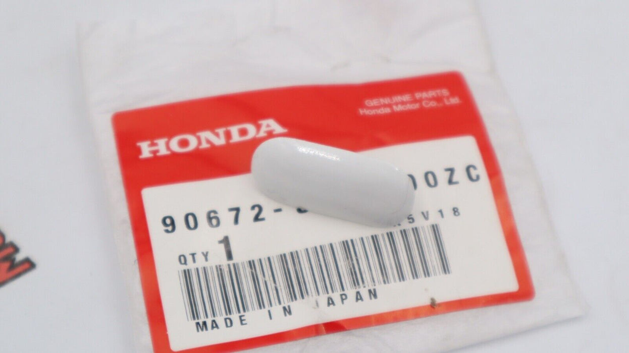 GENUINE For Honda S2000 License Plate Caps Bumper Plugs - Grand Prix White - ZC