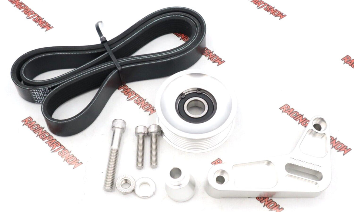 Adjustable EP3 Style Idler Pulley Kit For Honda Civic Integra K24 Swap With Belt