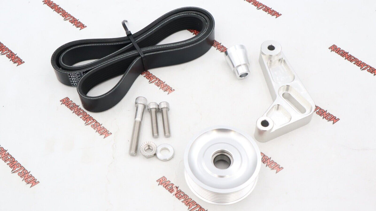 Adjustable EP3 Style Idler Pulley Kit For Honda Civic Integra K24 Swap With Belt