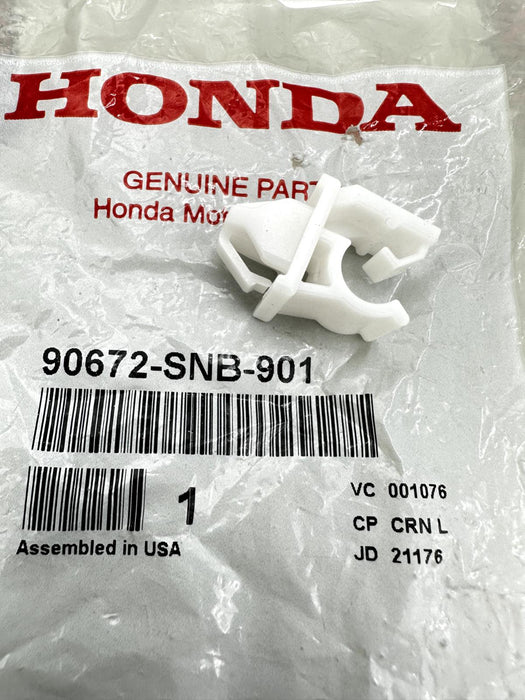 BRAND NEW GENUINE HONDA HOOD PROP ROD HOLDER CLIP SUPPORT HOLDER 90672-SNB-901