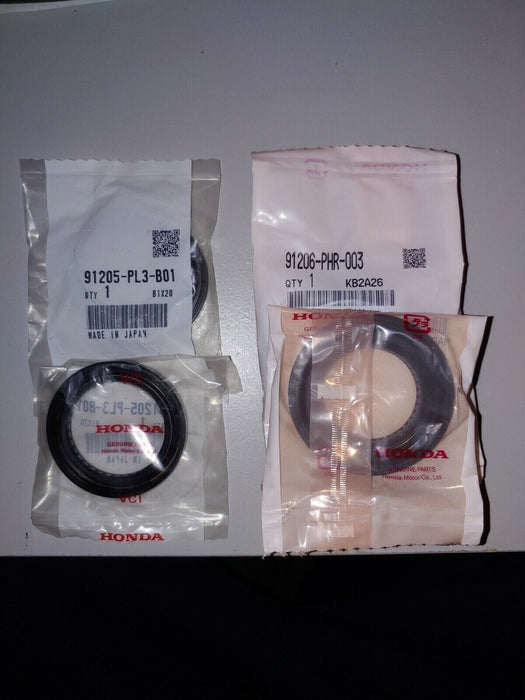 Honda Genuine OEM K-Series 6SPD Axle Seal 2PC Set NEW SEALED CIVIC SI RSX TSX