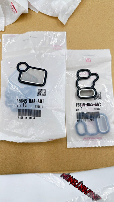 GENUINE OEM HONDA CIVIC SI ACURA RSX K-SERIES I-VTEC SPOOL VALVE GASKET KIT K20