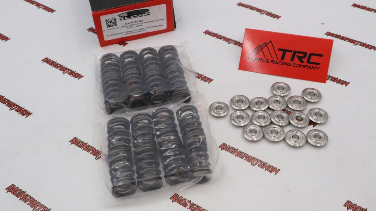 Blox Dual Valve Springs & TRC Titanium Retainers Kit K Series K20 K24 K20a