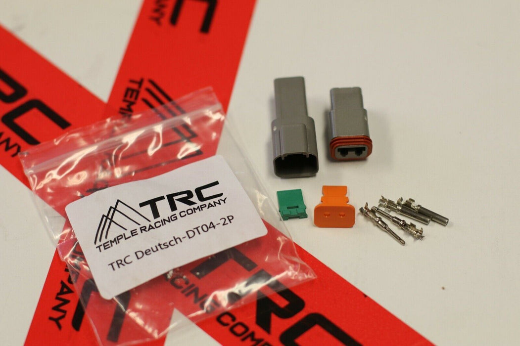 TRC Deutsch DTM Genuine 2-Pin Connector Kit 20-22AWG Solid Contacts, USA
