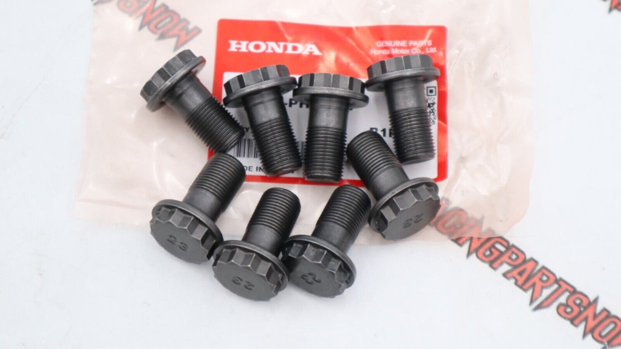 OEM HONDA Flywheel Bolts Set Of 8 Manual 5 speed B18C1 B18C5 B20 B16 B SERIES