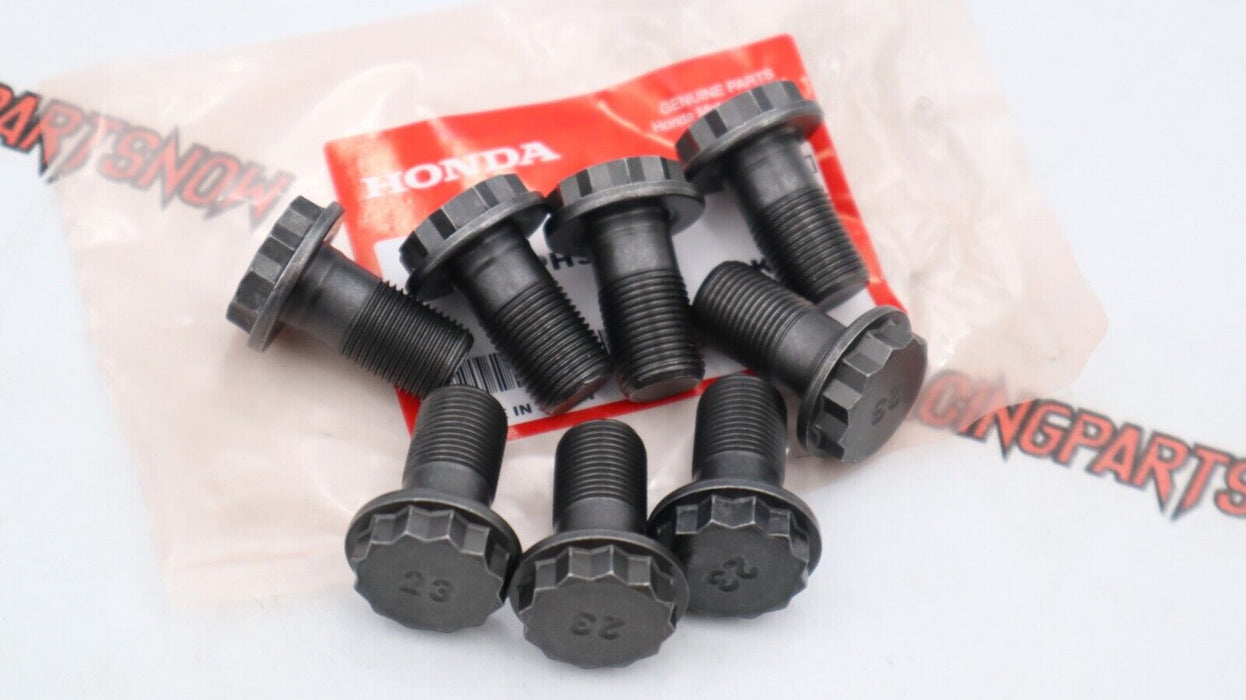 OEM HONDA Flywheel Bolts Set Of 8 Manual 5 speed B18C1 B18C5 B20 B16 B SERIES