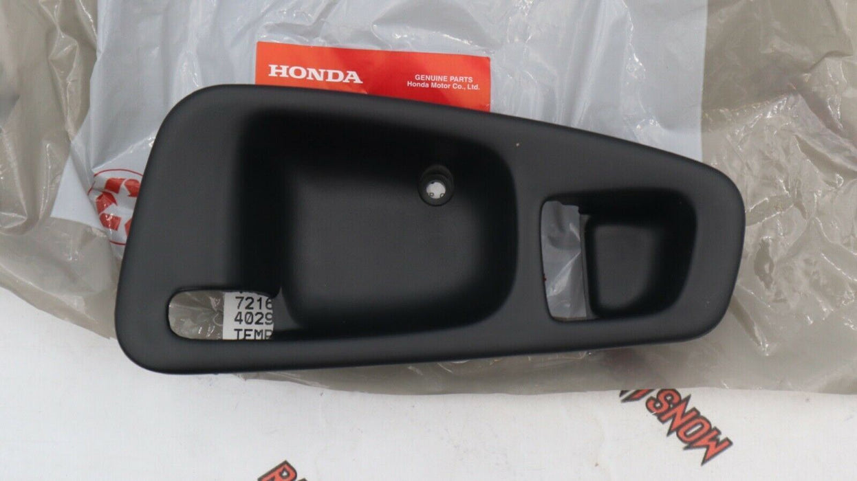 GENUINE OEM 00-09 HONDA S2000 INNER DOOR HANDLE COVER BLACK LEFT DRIVER SIDE