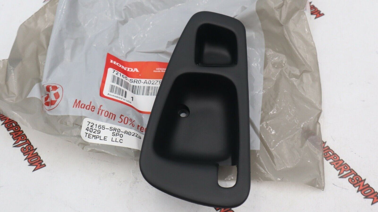 GENUINE OEM 00-09 HONDA S2000 INNER DOOR HANDLE COVER BLACK LEFT DRIVER SIDE