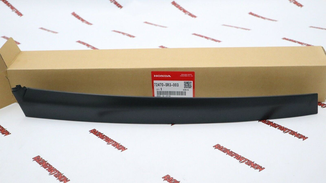 92- 95 HONDA CIVIC LH DRIVER SIDE DOOR GARNISH TRIM PILLAR SASH  2 3 dr GENUINE