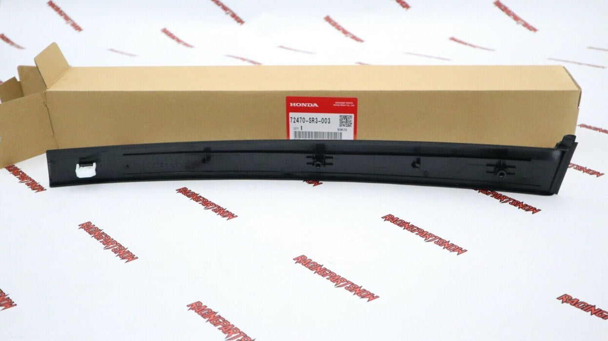 92- 95 HONDA CIVIC LH DRIVER SIDE DOOR GARNISH TRIM PILLAR SASH  2 3 dr GENUINE