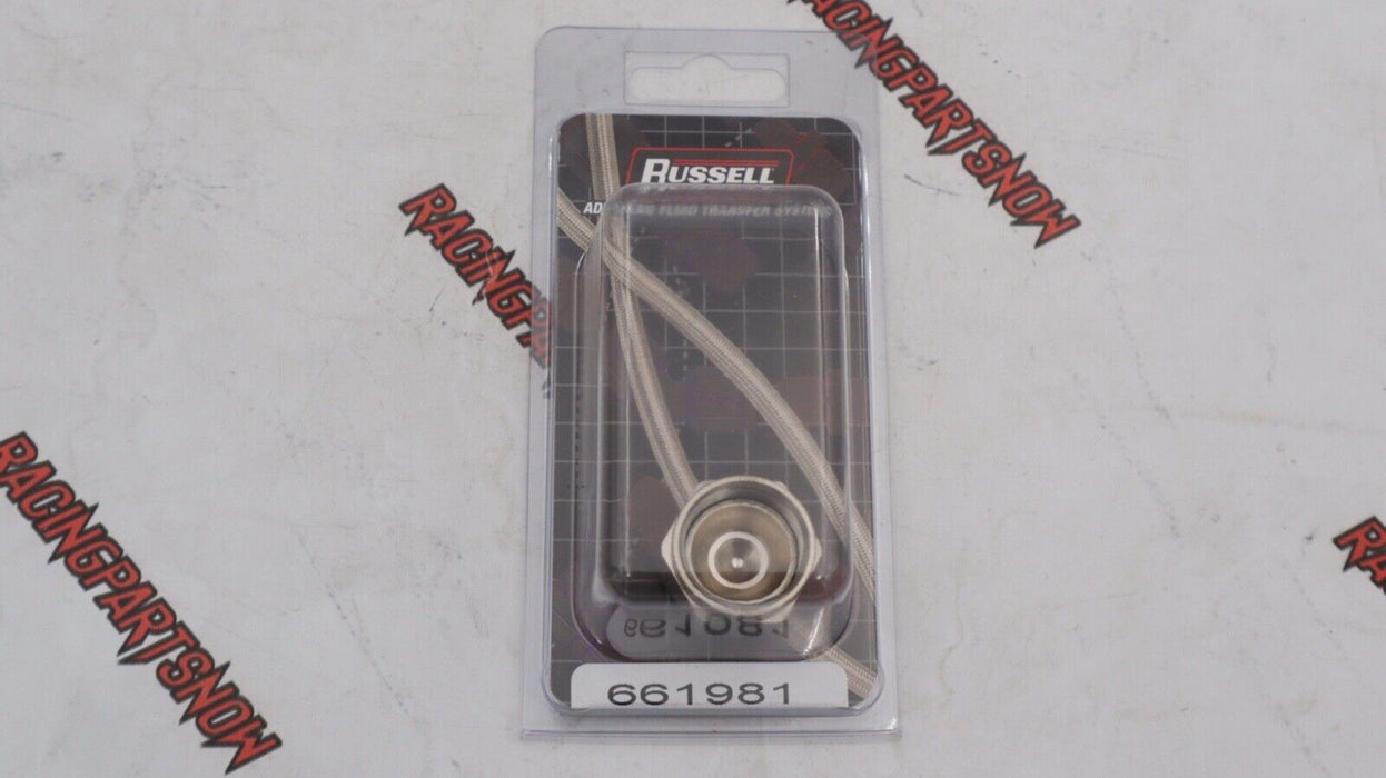 Russell Fitting - Cap - 10 AN - Aluminum - Nickel Anodize - Each (661981)