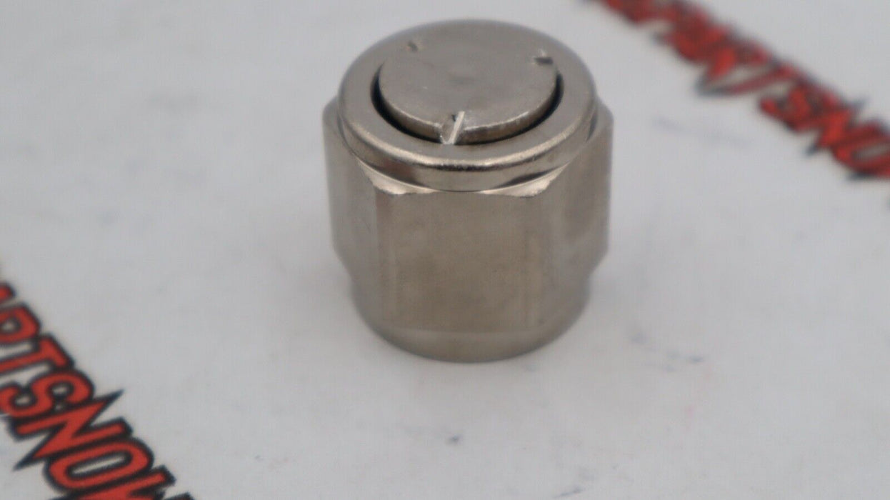 Russell Fitting - Cap - 10 AN - Aluminum - Nickel Anodize - Each (661981)