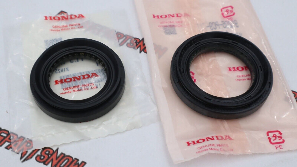 Honda Genuine OEM 5SPD Transmission Axle Seals 2PC Set B Series NEW GSR Civic SI