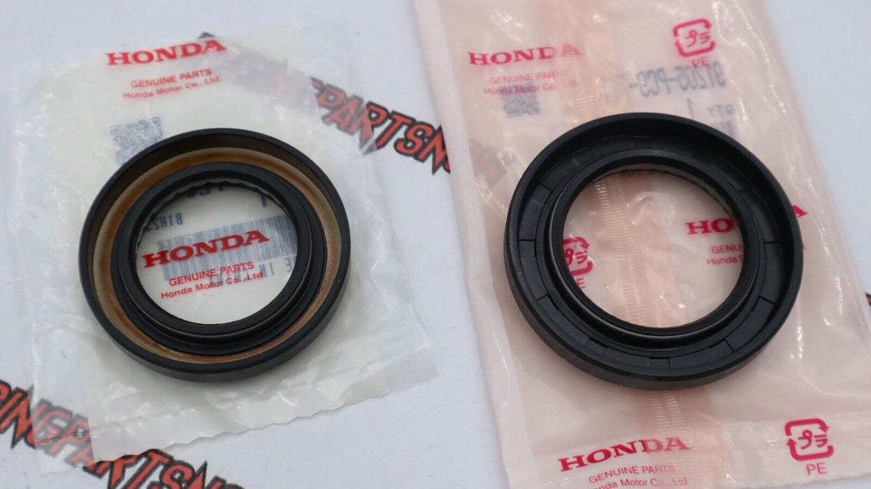 Honda Genuine OEM 5SPD Transmission Axle Seals 2PC Set B Series NEW GSR Civic SI