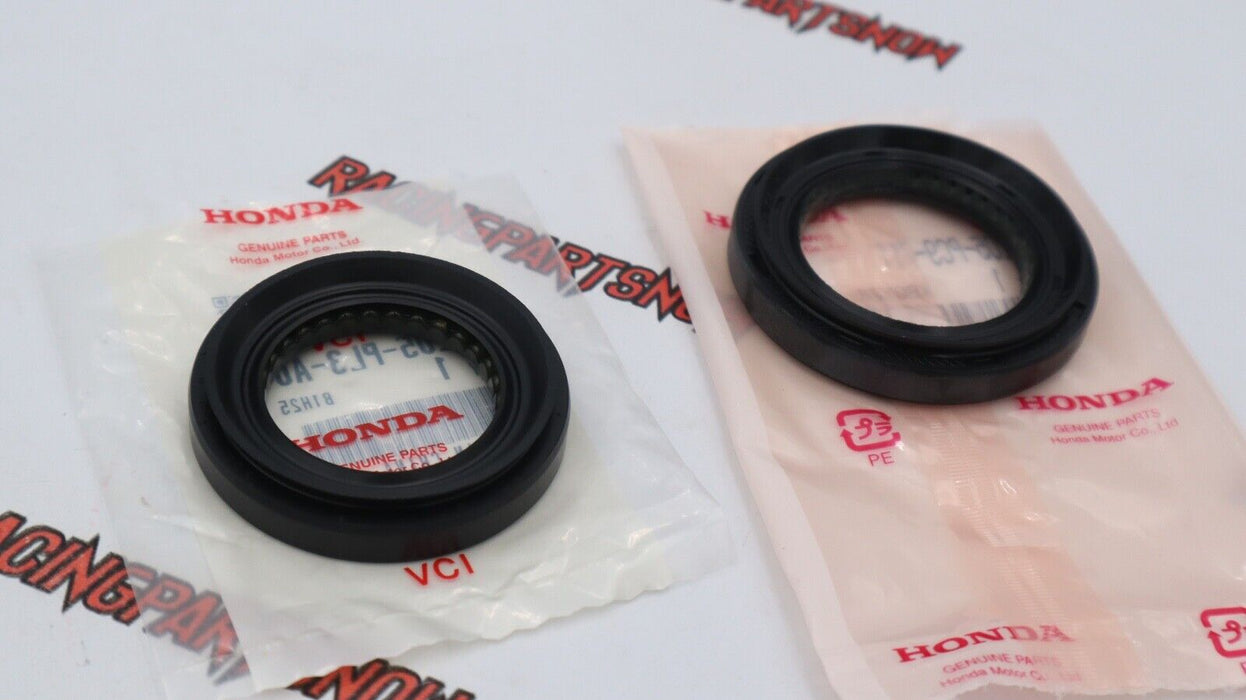 Honda Genuine OEM 5SPD Transmission Axle Seals 2PC Set B Series NEW GSR Civic SI