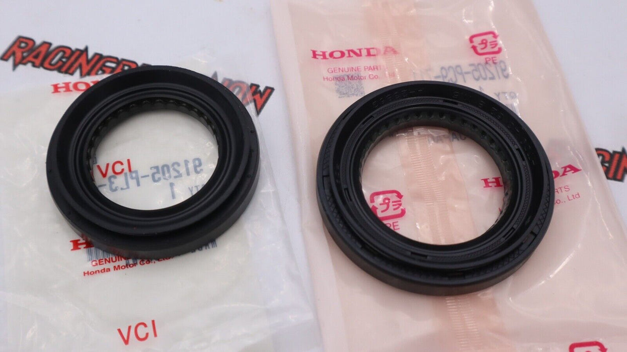 Honda Genuine OEM 5SPD Transmission Axle Seals 2PC Set B Series NEW GSR Civic SI