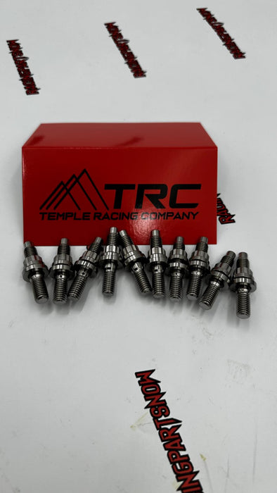 10 TRC B/D/H Series Titanium Raw Finish Manifold Stud Kit for Honda/Acura