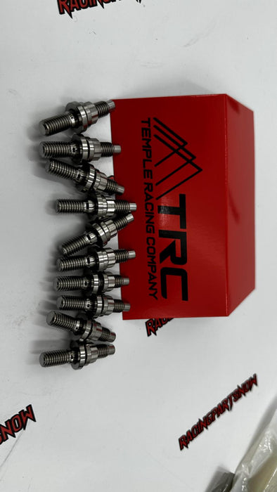 10 TRC B/D/H Series Titanium Raw Finish Manifold Stud Kit for Honda/Acura