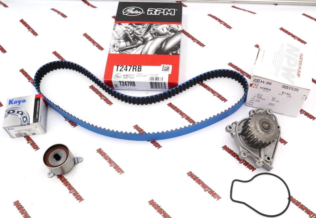 GATES T247RB Timing Belt KIT B18C 96-01 INTEGRA GSR VTEC B18C5 TYPE R