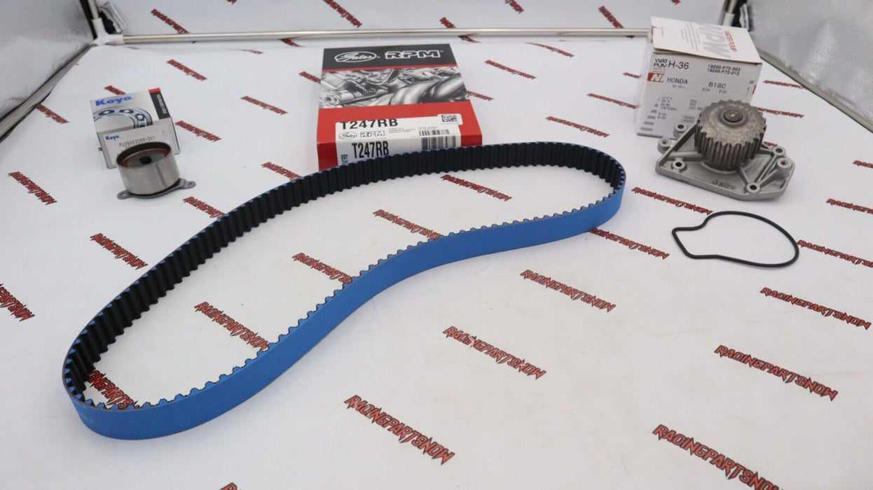 GATES T247RB Timing Belt KIT B18C 96-01 INTEGRA GSR VTEC B18C5 TYPE R