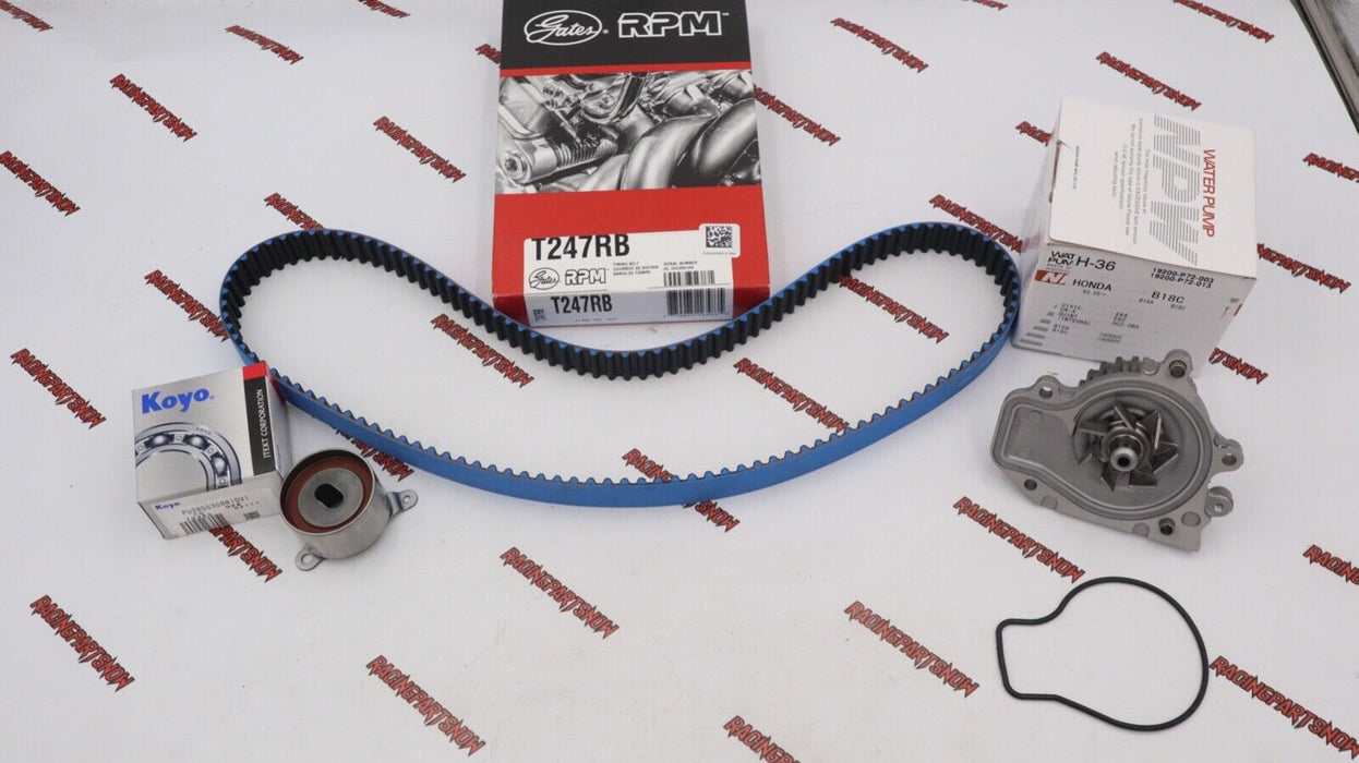 GATES T247RB Timing Belt KIT B18C 96-01 INTEGRA GSR VTEC B18C5 TYPE R