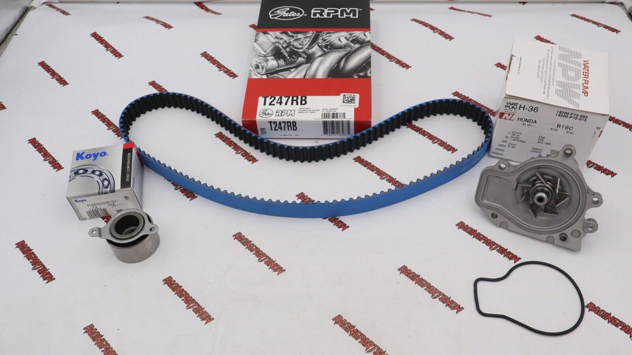 GATES T247RB Timing Belt KIT B18C 96-01 INTEGRA GSR VTEC B18C5 TYPE R