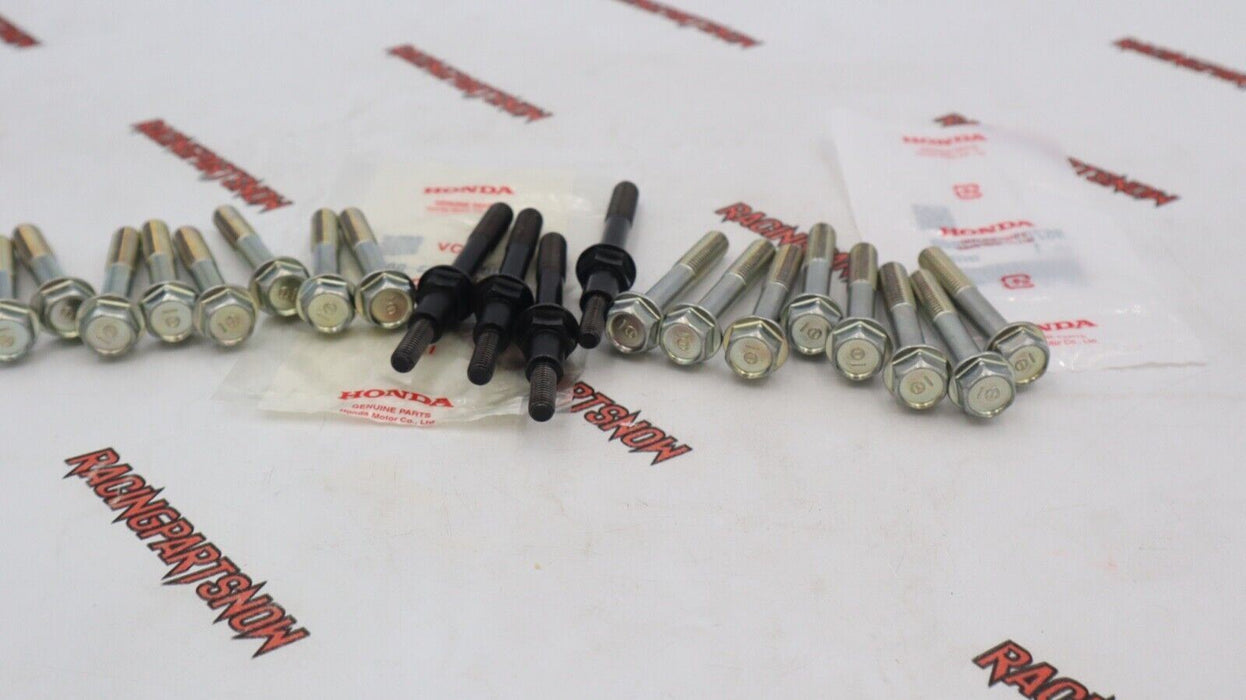 NEW OEM HONDA B16A CAM CAP BOLTS CYLINDER HEAD VTEC GSR INTEGRA B18C1 B18C JDM