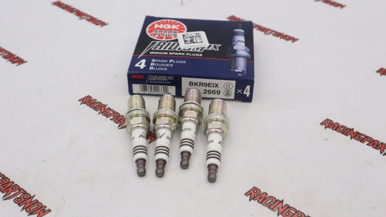 NGK Iridium Spark Plugs Set of 4 - BKR9EIX - K Series K20 K24 Turbo Plugs COP